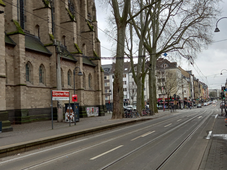 Koeln Zuelpicher Strasse Platz